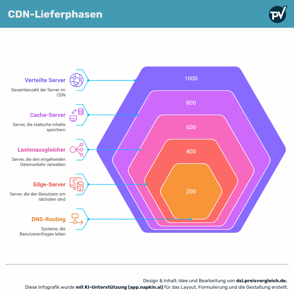 Wie wird CDN im Internet angewandt?