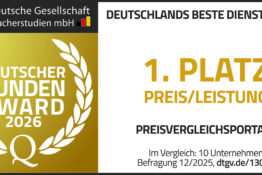 PREISVERGLEICH.de: Platz 1 für Preis-Leistung bei Preisvergleichsportalen
